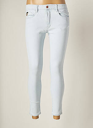 Pantalon 7/8 stretch taille normale bleu APRIL 77 femme