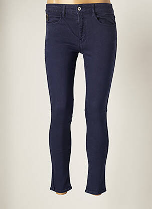 Pantalon 7/8 stretch taille normale bleu APRIL 77 femme