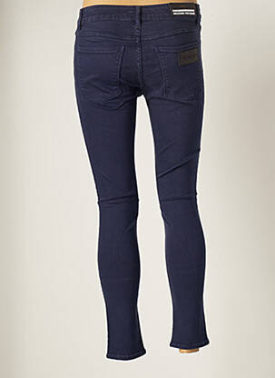Pantalon 7/8 stretch taille normale bleu APRIL 77 femme