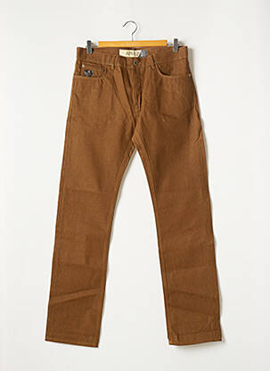 Pantalon droit stretch taille normale marron APRIL 77 femme