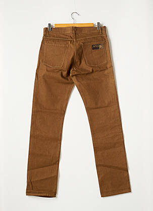 Pantalon droit stretch taille normale marron APRIL 77 femme