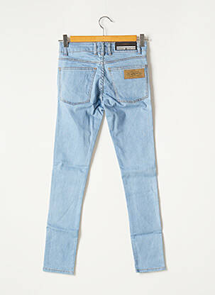 Jeans coupe slim tissage brut taille normale bleu APRIL 77 femme
