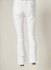 Pantalon 7/8 blanc APRIL 77 pour femme seconde vue