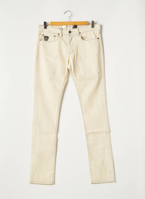 Jeans coupe slim slim taille basse gris APRIL 77 femme