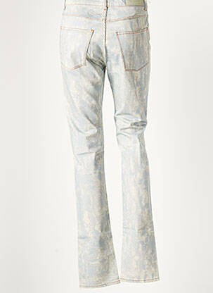 Pantalon droit stretch taille normale bleu APRIL 77 femme