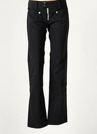 Pantalon droit stretch taille normale noir APRIL 77 femme