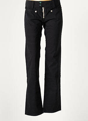 Pantalon droit stretch taille normale noir APRIL 77 femme