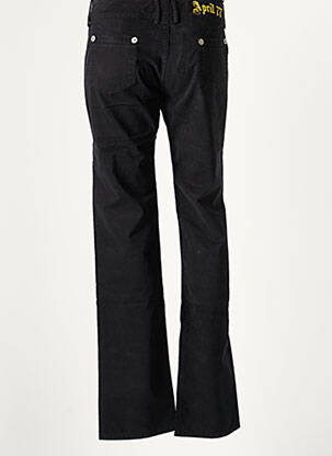 Pantalon droit stretch taille normale noir APRIL 77 femme