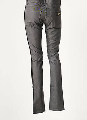 Pantalon droit stretch taille normale gris APRIL 77 femme