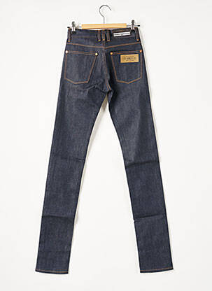Jeans coupe slim broderie rivets taille normale bleu APRIL 77 femme