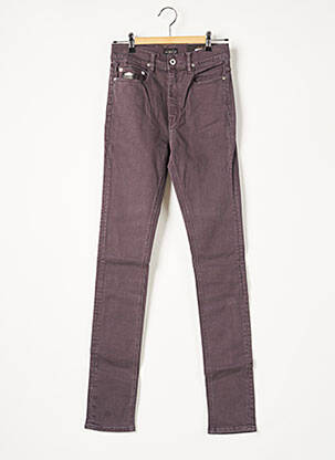 Pantalon droit stretch taille normale gris APRIL 77 femme