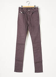 Pantalon droit stretch taille normale gris APRIL 77 femme