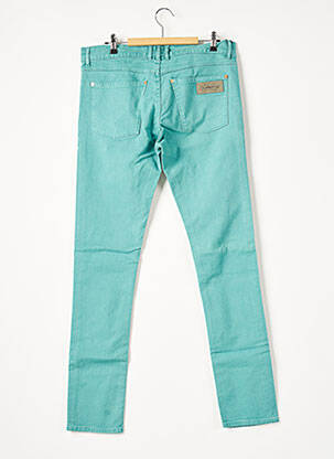 Pantalon droit stretch taille normale bleu APRIL 77 femme