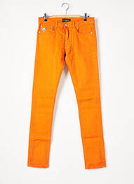 Pantalon droit stretch taille normale orange APRIL 77 femme