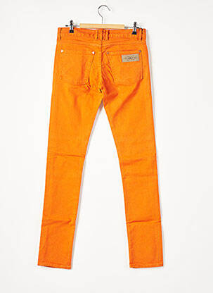 Pantalon droit stretch taille normale orange APRIL 77 femme