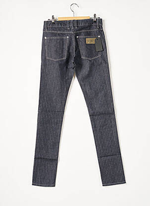 Jeans coupe slim broderie rivets taille normale bleu APRIL 77 femme
