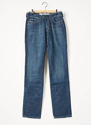 Jeans coupe droite stretch taille normale bleu APRIL 77 femme