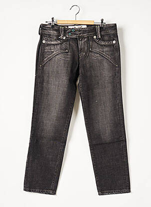 Jeans coupe droite sélection denim taille normale gris APRIL 77 femme