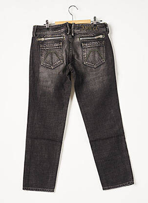 Jeans coupe droite sélection denim taille normale gris APRIL 77 femme