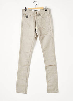 Pantalon droit stretch taille normale gris APRIL 77 femme
