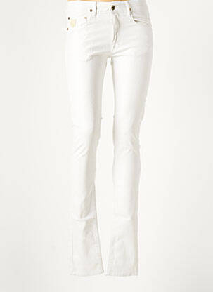 Pantalon droit blanc APRIL 77 pour femme
