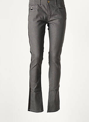 Pantalon droit gris APRIL 77 pour femme