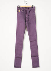 Pantalon droit violet APRIL 77 pour femme seconde vue