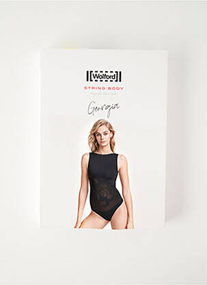 Body lingerie sans armature noir WOLFORD femme