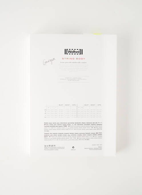 Body lingerie noir WOLFORD pour femme