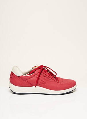Chaussures de confort rouge EASY WALK78 pour femme