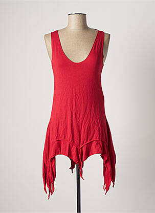 Tunique sans manche stretch rouge DIPAWALI fille