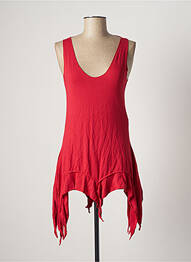Tunique sans manche stretch rouge DIPAWALI fille