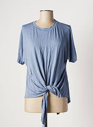 T-shirt bleu DIPAWALI pour femme
