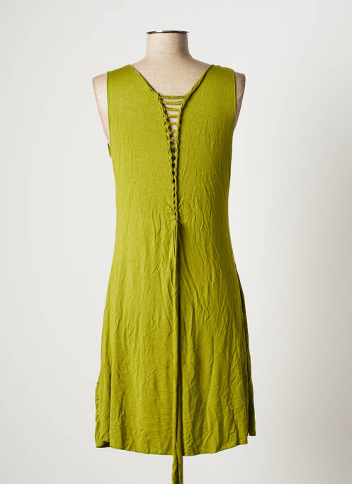 Robe mi-longue vert DIPAWALI pour fille