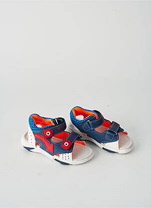Sandales/nu pieds empiècements bleu GIARDINO DORO garçon