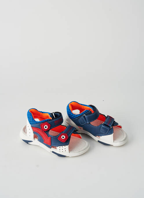 Sandales/nu pieds empiècements bleu GIARDINO DORO garcon