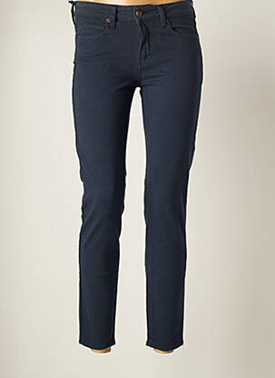 Pantalon 7/8 stretch taille normale bleu FIVE femme