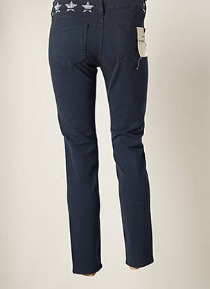 Pantalon 7/8 stretch taille normale bleu FIVE femme