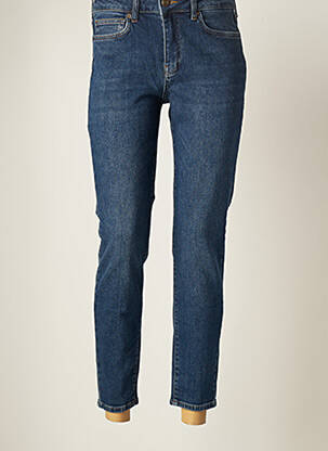 Pantalon 7/8 stretch taille normale bleu FIVE femme