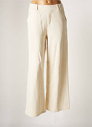 Pantalon large beige ADILYNN pour femme