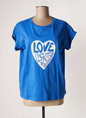 T-shirt bleu GRACE & MILA pour femme seconde vue