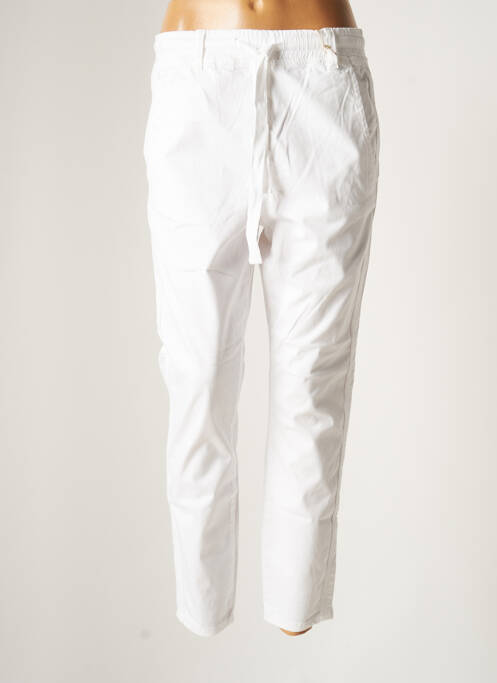 Pantalon chino blanc CREAM pour femme