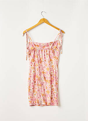 Robe courte coupe cintrée fines bretelles rose NASTY GAL femme