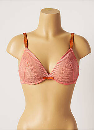 Soutien-gorge broderie orange PRINCESSE TAM-TAM femme