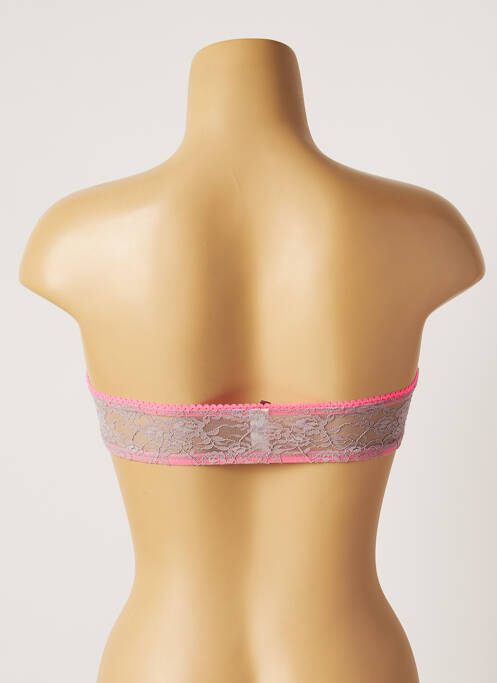 Soutien-gorge sans armature haut bandeau rose ETAM femme
