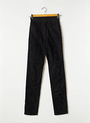 Pantalon slim taille haute taille haute noir CASAGRANDE femme