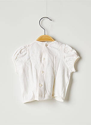 T-shirt coupe cintrée manches courtes beige BABYMINI PAR CATIMINI fille