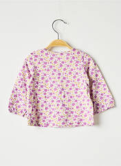T-shirt violet GRAIN DE BLÉ pour fille seconde vue