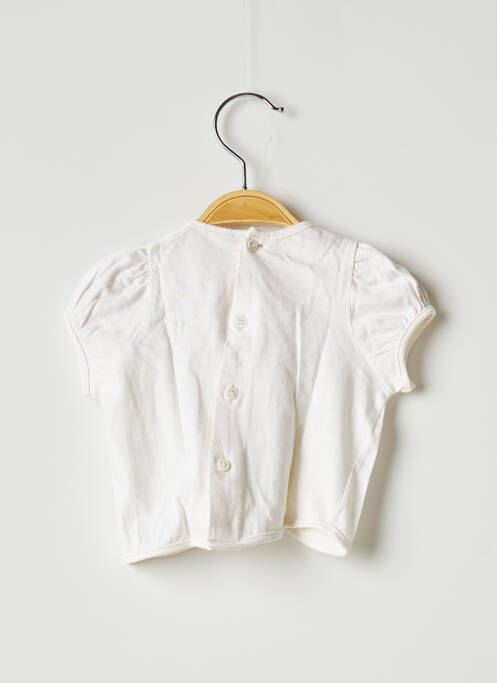 T-shirt beige BABYMINI PAR CATIMINI pour fille