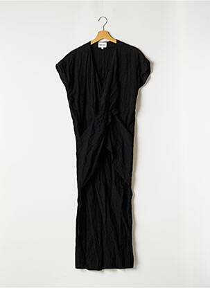 Robe longue manches courtes manches courtes noir BIMBA Y LOLA femme